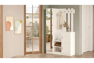 Hialeh Hallmöbelset - Vit - Products - Möbler - Hallmöbler - Möbelset för hall & entre