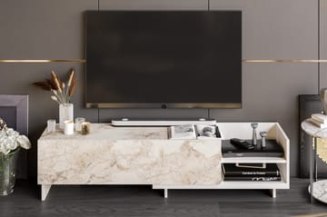 Andifli Tv-bänk 165x41 cm - Vit - Products - Möbler - TV- & Mediamöbler - TV bänk & mediabänk