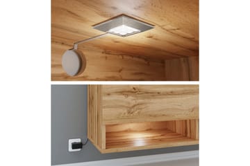 Brya Tv-skåp 180 cm - Vit/Natur - Products - Möbler - TV- & Mediamöbler - TV bänk & mediabänk