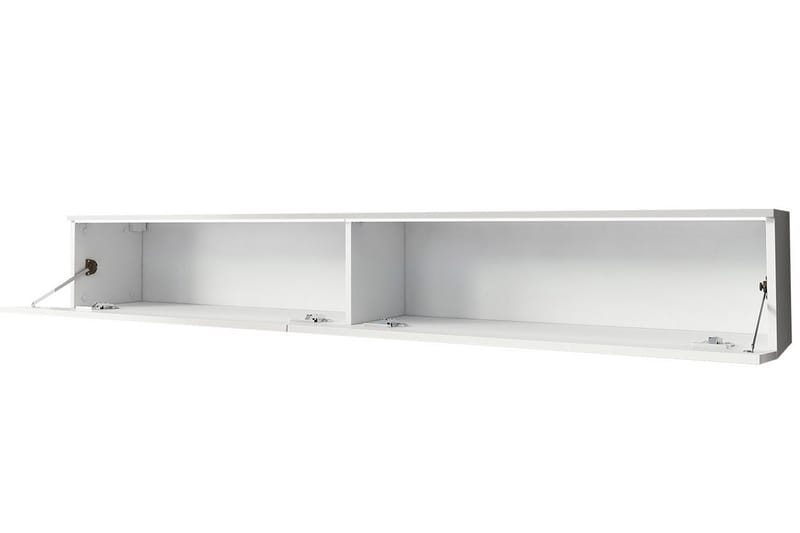 Cuguen Tv-skåp 180 cm Vit LED - Ljus Natur - Products - Möbler - TV- & Mediamöbler - TV bänk & mediabänk