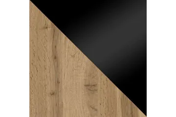 Cuguen Tv-skåp 180 cm Vit LED - Natur/Svart - Products - Möbler - TV- & Mediamöbler - TV bänk & mediabänk