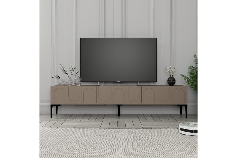 Hazim Tv-bänk 180 cm - Svart - Products - Möbler - TV- & Mediamöbler - TV bänk & mediabänk