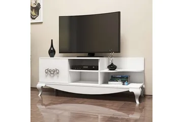 Hovdane TV-Bänk 130 cm - Vit - Products - Möbler - TV- & Mediamöbler - TV bänk & mediabänk