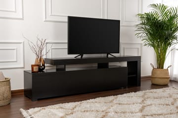 Jurukovo Tv-bänk 192x37 cm - Svart - Products - Möbler - TV- & Mediamöbler - TV bänk & mediabänk