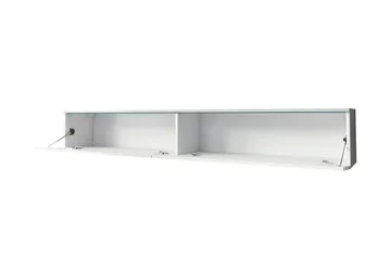 Kanak Tv-bänk 180 cm - Mörkgrå/Vit - Products - Möbler - TV- & Mediamöbler - TV bänk & mediabänk