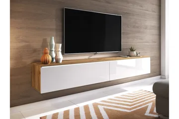 Kanak Tv-bänk 180 cm - Natur/Vit - Products - Möbler - TV- & Mediamöbler - TV bänk & mediabänk