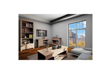 Lowboard Emerald 95x39x58 cm, Natur - 95x39x58 cm, Natur - Products - Möbler - TV- & Mediamöbler - TV bänk & mediabänk