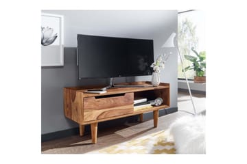 Lowboard Wohnling Massivt trä med förvaring 1 dörr trälben lantligt - Products - Möbler - TV- & Mediamöbler - TV bänk & mediabänk