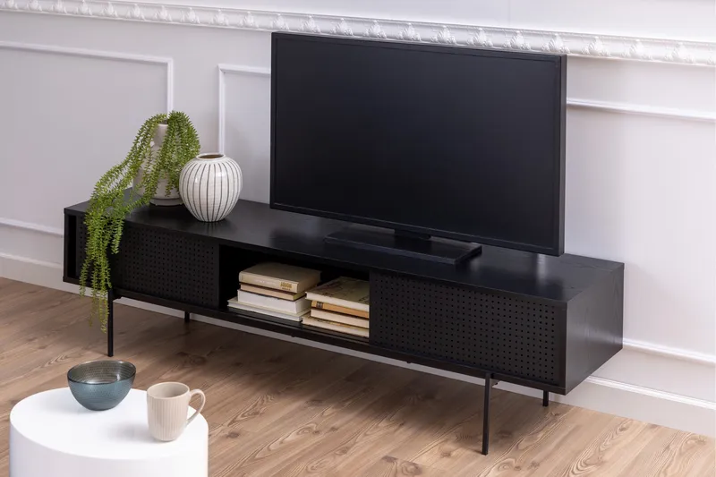 Mehoopany Tv-bänk 40 cm - Svart - Products - Möbler - TV- & Mediamöbler - TV bänk & mediabänk