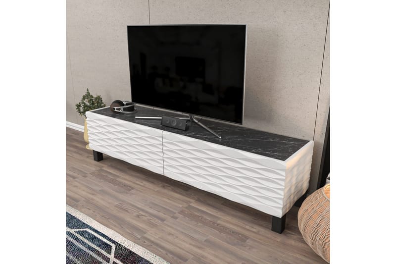 Rinorea Tv-bänk 149,2x38 cm - Vit - Products - Möbler - TV- & Mediamöbler - TV bänk & mediabänk