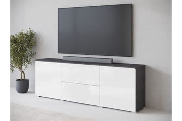 Sherie Tv-bänk 180 cm - Vit/Grå - Products - Möbler - TV- & Mediamöbler - TV bänk & mediabänk