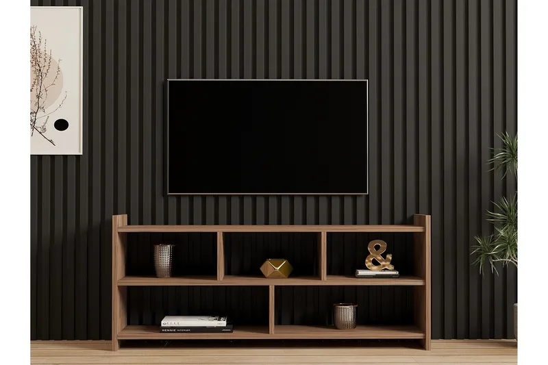 Taharoa Tv-bänk 120 cm - Brun - Products - Möbler - TV- & Mediamöbler - TV bänk & mediabänk