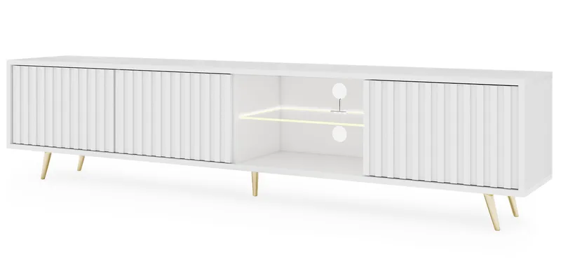 Tapas Tv-bänk 135 cm, Vit