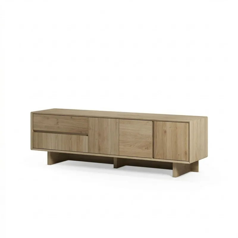 Tavon TV-bänk 180x55x45 cm - Naturlig ek - Products - Möbler - TV- & Mediamöbler - TV bänk & mediabänk