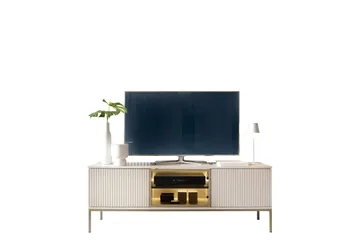 Tenorio Tv-bänk 154 cm - Beige - Products - Möbler - TV- & Mediamöbler - TV bänk & mediabänk