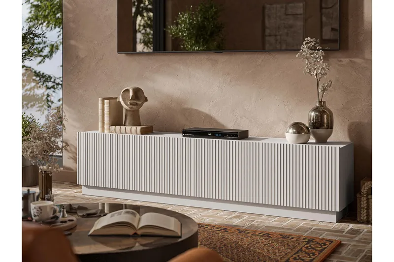 Torvalen Tv-bänk 200 cm - Beige - Products - Möbler - TV- & Mediamöbler - TV bänk & mediabänk