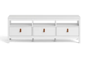 Vallvidera Tv-bänk 151 cm - Vit/Natur - Products - Möbler - TV- & Mediamöbler - TV bänk & mediabänk