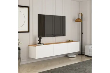 West Tv-bänk 150 cm - Vit/Brun - Products - Möbler - TV- & Mediamöbler - TV bänk & mediabänk