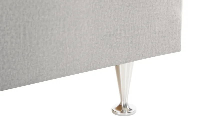 Alessia Komplett Sängpaket med Förvaring LED-belysning 180x200 cm - Grå / Ljusgrå - Products - Möbler - Säng - Säng med förvaring