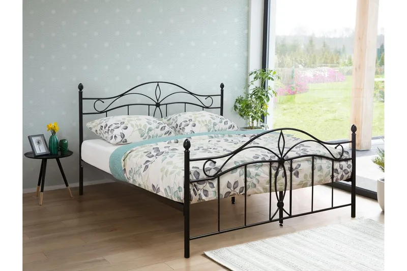 Antlia Ramsäng 140x200 cm Svart  Svart - Svart - Products - Möbler - Säng - Sängram & sängstomme