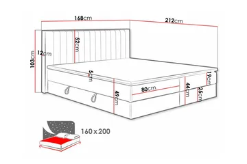 Aviemore Sängram 160x200 cm - Products - Möbler - Säng - Sängram & sängstomme