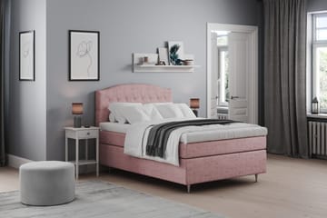 Belda Kontinentalsäng 140x200Medium - Rosa - Products - Möbler - Säng - Kontinentalsäng