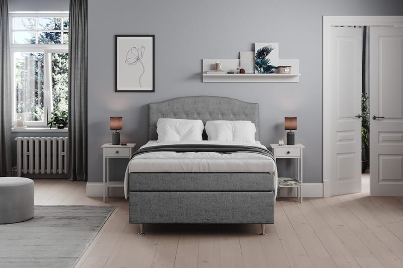Belda Sängpaket 120x200 Medium - Grå - Products - Möbler - Säng - Enkelsäng