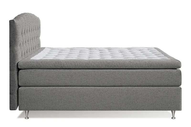 Belda Sängpaket 160x200 Fast - Grå - Products - Möbler - Säng - Kontinentalsäng