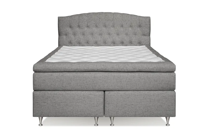 Belda Sängpaket 160x200 Fast - Grå - Products - Möbler - Säng - Kontinentalsäng