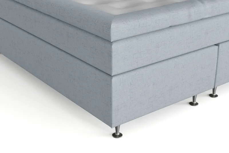 Belda Sängpaket 160x200 Fast - Ljusblå - Products - Möbler - Säng - Kontinentalsäng