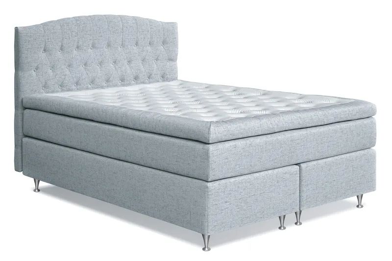 Belda Sängpaket 160x200 Fast - Ljusblå - Products - Möbler - Säng - Kontinentalsäng