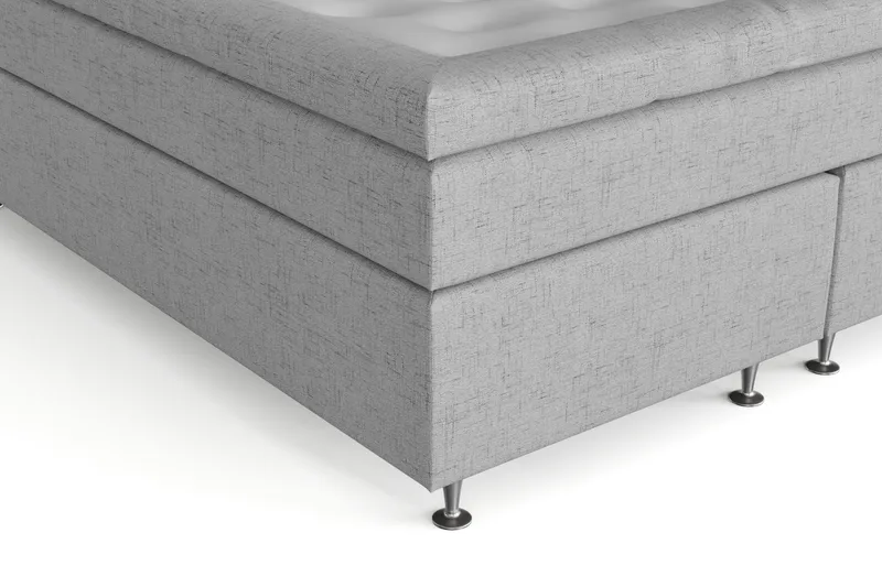 Belda Sängpaket 160x200 Fast - Ljusgrå - Products - Möbler - Säng - Kontinentalsäng