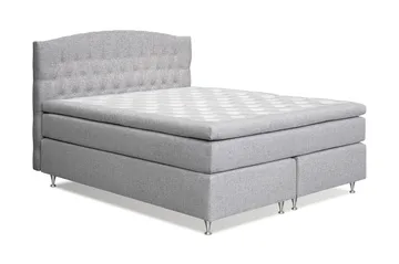 Belda Sängpaket 160x200 Fast - Ljusgrå - Products - Möbler - Säng - Kontinentalsäng