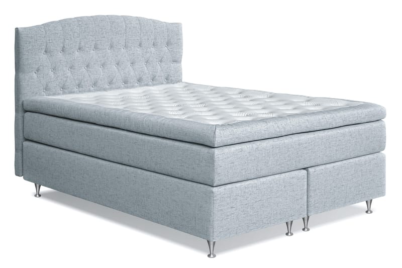 Belda Sängpaket 160x200 Fast/Medium - Ljusblå - Products - Möbler - Säng - Kontinentalsäng
