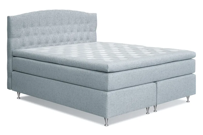 Belda Sängpaket 180x200 Fast/Medium - Ljusblå - Products - Möbler - Säng - Kontinentalsäng
