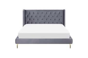 Bernie Sängram 140x200 cm - Grå/Guld - Products - Möbler - Säng - Sängram & sängstomme