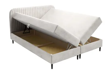 Celestine Förvaringssäng 120x200 cm - Brun/Svart - Products - Möbler - Säng - Komplett sängpaket