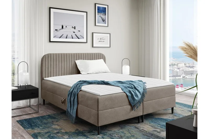 Celestine Förvaringssäng 120x200 cm, Grå