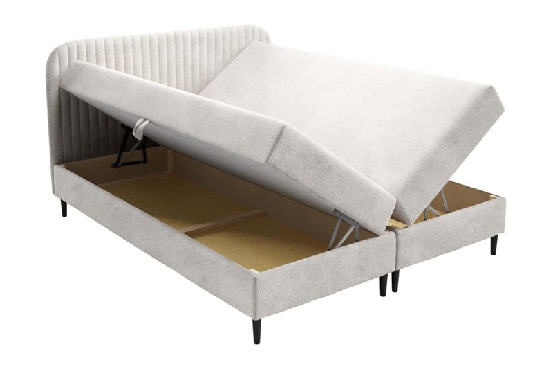 Celestine Förvaringssäng 200x200 cm - Vit - Products - Möbler - Säng - Komplett sängpaket