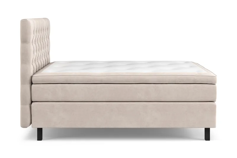 Celine Kontinentalsäng 120x200cm - Beige/Sammet - Products - Möbler - Säng - Kontinentalsäng