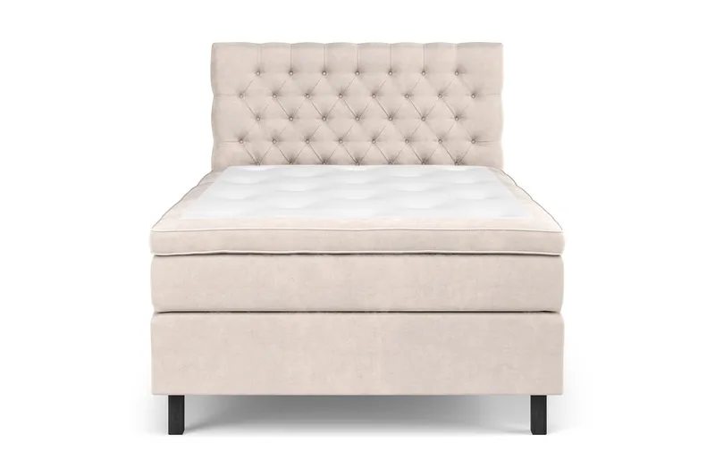 Celine Kontinentalsäng 120x200cm - Beige/Sammet - Products - Möbler - Säng - Kontinentalsäng