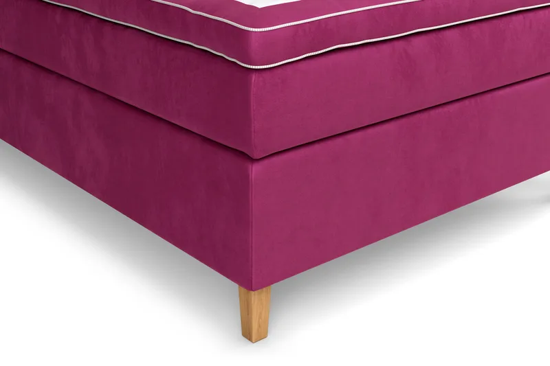 Celine Kontinentalsäng 140x200cm - Rosa/Sammet - Products - Möbler - Säng - Kontinentalsäng