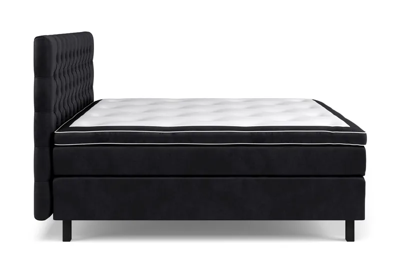 Celine Kontinentalsäng 160x200cm - Svart/Sammet - Products - Möbler - Säng - Kontinentalsäng