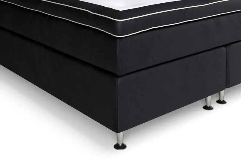 Celine Kontinentalsäng 160x200cm - Svart/Sammet - Products - Möbler - Säng - Kontinentalsäng