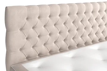 Celine Kontinentalsäng 180x200cm - Beige/Sammet - Products - Möbler - Säng - Kontinentalsäng