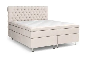 Celine Kontinentalsäng 180x200cm - Beige/Sammet - Products - Möbler - Säng - Kontinentalsäng