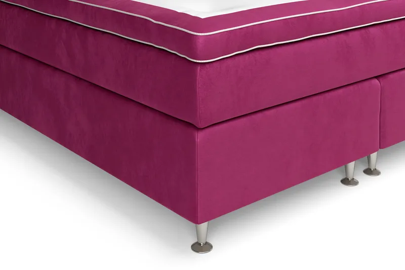 Celine Kontinentalsäng 180x200cm - Rosa/Sammet - Products - Möbler - Säng - Kontinentalsäng