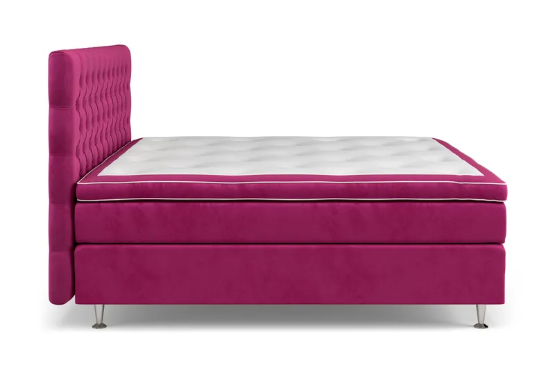 Celine Kontinentalsäng 180x200cm - Rosa/Sammet - Products - Möbler - Säng - Kontinentalsäng