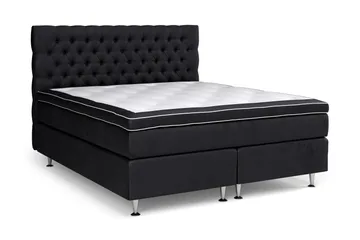 Celine Kontinentalsäng 180x200cm - Svart/Sammet - Products - Möbler - Säng - Kontinentalsäng