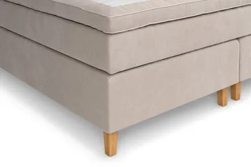 Celine Kontinentalsäng 210x210cm - Beige/Sammet - Products - Möbler - Säng - Kontinentalsäng